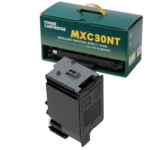 Image of RTEUYH Compatible Toner Cartridge Replacement for Sharp MX-C30GT MXC30NT(MX-C30GTB MX-C30GTC) - Compatible With MX-C250 C250W C300P C300W C301W C303W C303WH C304W C304WH Printers Black