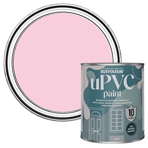 Image of Rust-Oleum Pink uPVC Door and Window Paint In Satin Finish - My Husband Said No 750ml