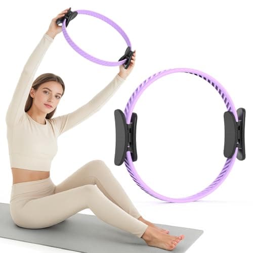 Image of JKSHMYT Pilates Ring, Pilates Equipment – 14.5" Home Pilates Circle,Better me Essentials Magic Pilates for Workouts