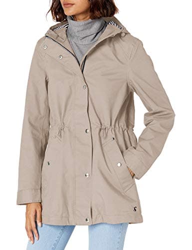 Image of Joules Womens Shoreside Waterproof Coat Ivory