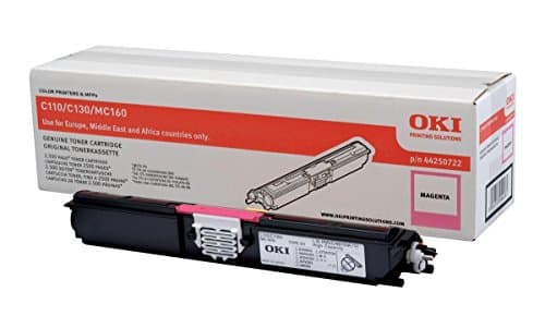 Image of OKI C110/C130 Laser Toner Cartridge High Yield Page Life 2500pp Magenta Ref 44250722