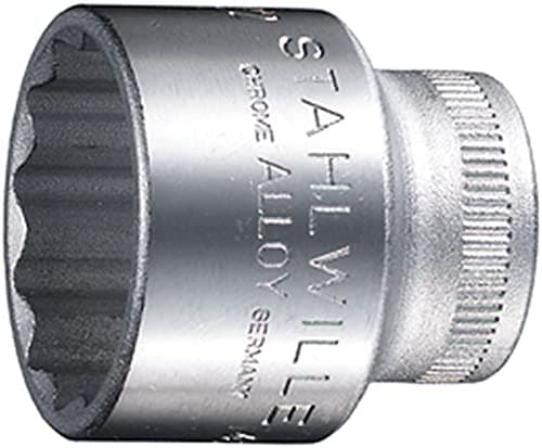 Image of Stahlwille 02410020 45A High Performance Steel Socket, 3/8 inch Drive, 5/16 inch Size, 25 mm Length, Pack of 10