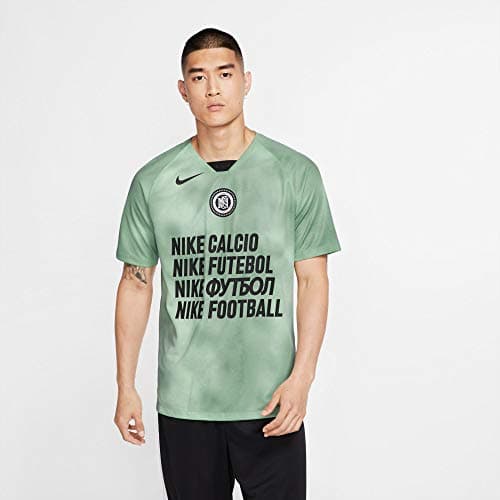 Image of NIKE F.C. Away Shirt Men's Shirt - Vapor Green/Pistachio Frost/Bl, X-Large