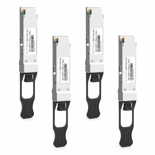 Image of OPSTRAN 40GBASE-SR4 QSFP+ Optical Transceiver Module Compatible with MikroTik Q+85DMTP150D 40G QSFP+ SR4 850nm 100m DDM MTP/MPO-12 MMF 4 Pack