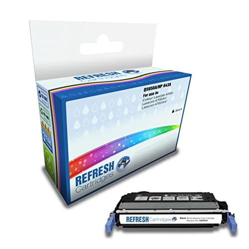 Image of Refresh Cartridges Remanufactured Toner Cartridge Replacement for HP Q5950A/HP 643A (Black)