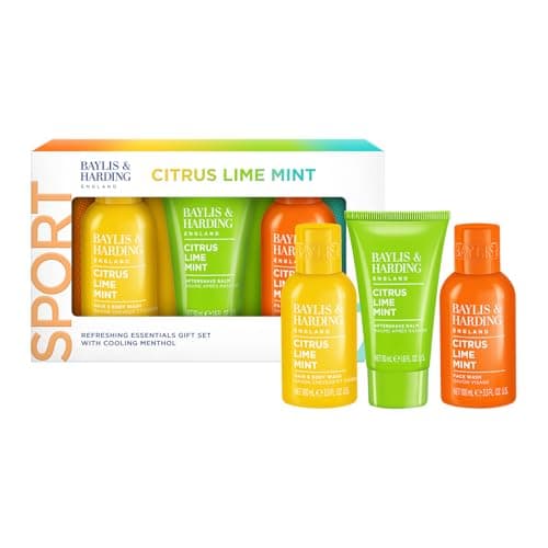 Image of Baylis & Harding Citrus, Lime & Mint Men's Refreshing Essentials Trio Gift Set - Vegan Friendly