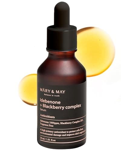 Image of Mary&May Idebenone + Blackberry Complex Serum - Potent Anti Aging Serum for Enhanced Antioxidant and Skin Nourishment - Korean Face Serum, EWG Green Grade, Cruelty-Free, 1.01 fl.oz.