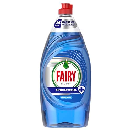 Image of Fairy Platinum Anti Bacterial 900ml, Washing up Liquid, New Formula