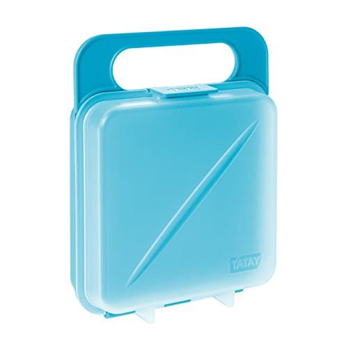Image of TATAY Sandwich Box Fresh | 1 Unit | Compact, Reusable Design with Clip Closure | Freezer, Microwave and Dishwasher Safe | BPA Free | 14 x 4 x 18 cm, Turquoise Blue