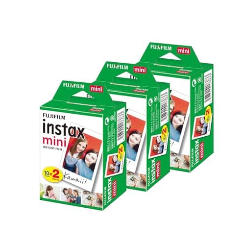 Image of Fujifilm 16567828 X 3 Instax Mini Credit Card Size Glossy Photo Film x 60 Prints - (> CONSUMABLES)