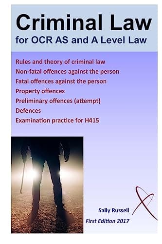 Image of Criminal Law for OCR AS and A level: with an introduction to the nature of law