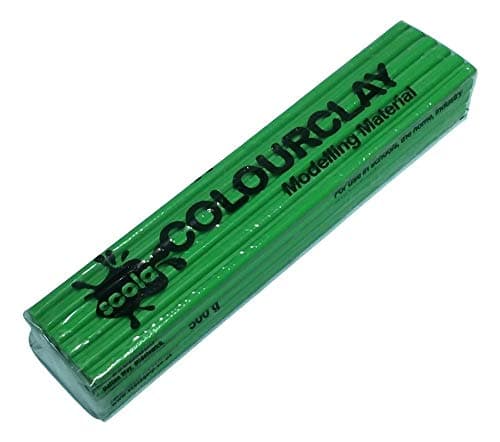 Image of SCOLAQUIP Scola Colour Clay 500g Re-Usable Non Hardening Animation/Modelling Clay - (09 Light Green) - More Colours (Click)