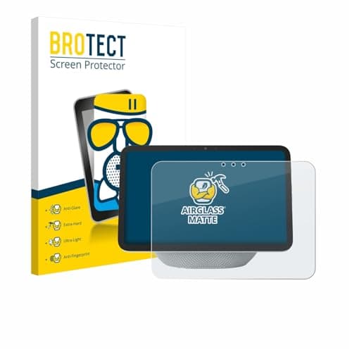 Image of brotect Anti-Glare Glass Screen Protector Matte compatible with Amazon Echo Show 8 2025 (4th Gen.) - Anti-Scratch 9H Protection Film