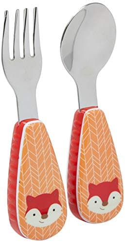 Image of Skip Hop Zootensils Fox Fork and Spoon, 2 Count (Pack of 1)