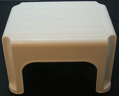Image of Whitefurze Stool, Plastic, Cream, 40 cm