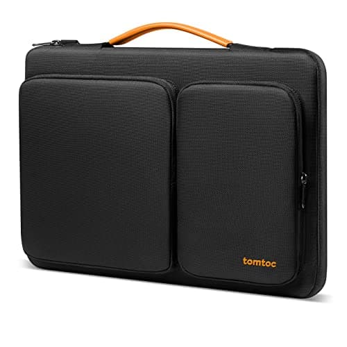 Image of tomtoc Laptop Sleeve for 13-inch MacBook Air M5 (2026), M4/A3240 2025, M3 M2 M1, 13'' MacBook Pro, fits 13" MacBook Neo A18,Water-repellent Shockproof Computer Case Bag with Handle and Pockets