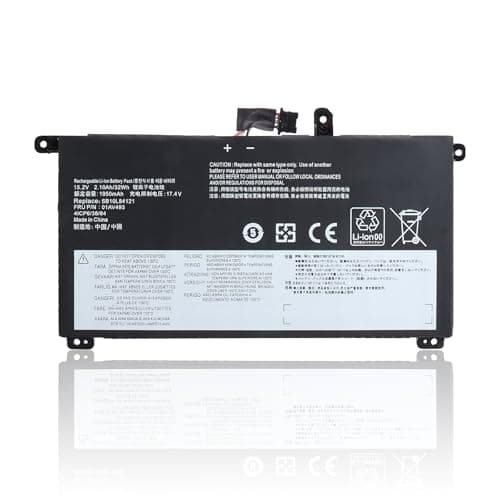 Image of 15.2V 32Wh Laptop Battery Compatible with Lenovo ThinkPad T570 T580 P51S P52S Series 20H9 20HA 20JX 20JW 01AV493 00UR890 00UR891 00UR892 SB10L84121 SB10L84122 SB10L84123 Notebook Replace Battery