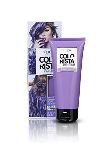 Image of L'Oreal Colorista Washout Purple Semi-Permanent Hair Dye, 80 ml (Pack of 1)