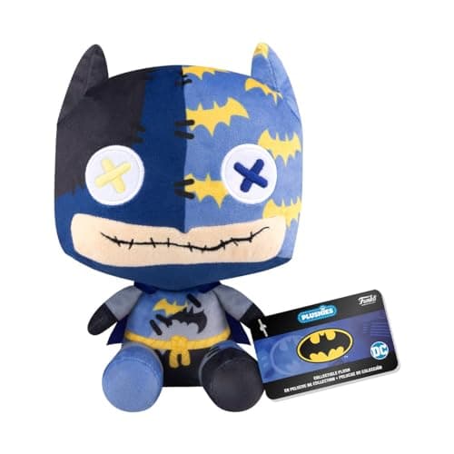 Image of Funko Pop! Plush: Patchwork Batman - DC Comics Collectable Soft Toy - Official Merchandise - Stuffed Plushie for Kids and Adults - Ideal for Comic Books Fans