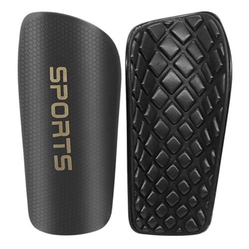 Image of Shin Pads, Football Shin pads for Adult Men & Women, Protective Guards for Soccer Football Hockey (Black, 2 Pcs)