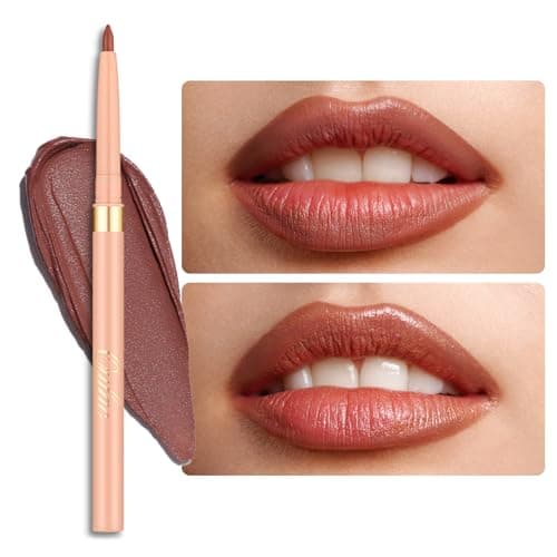 Image of OULAC Matte Brown Lip Liner, Waterproof Lipliner Pencil Lasts 24H +, Highly Pigmented, Smooth and Smudge-proof Formula, Contour Your Lips, Vegan (06) Body Talk