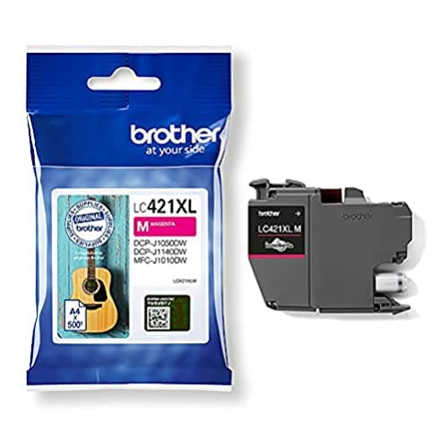 Image of Brother LC-421XLM Inkjet Cartridge, Magenta, Single Pack, High Yield includes 1 x Inkjet Cartridge, Brother Genuine Supplies