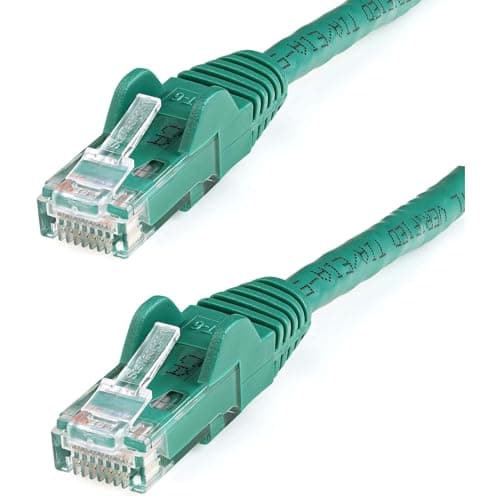 Image of StarTech.com 3ft CAT6 Ethernet Cable - Green CAT 6 Gigabit Ethernet Wire -650MHz 100W PoE RJ45 UTP Network/Patch Cord Snagless w/Strain Relief Fluke Tested/Wiring is UL Certified/TIA (N6PATCH3GN)