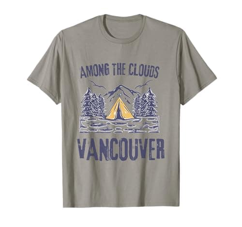 Image of Among The Clouds Vacation Travel Vancouver Canada Vancouver T-Shirt
