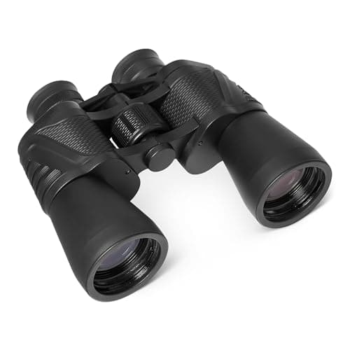 Image of Amazon Basics 7x50 High Power Binoculars, Wide Field of View, FMC Optics, Tripod Compatible, Black, 1-Pack