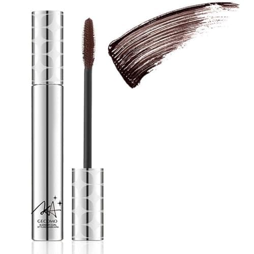 Image of Brown Mascara for Older Women, Lengthening & Volumising Mascara for Fine or Thinning Lashes, Curling & Defining, Buildable Lightweight Formula for Natural or Bold Eye Makeup (# Brown)