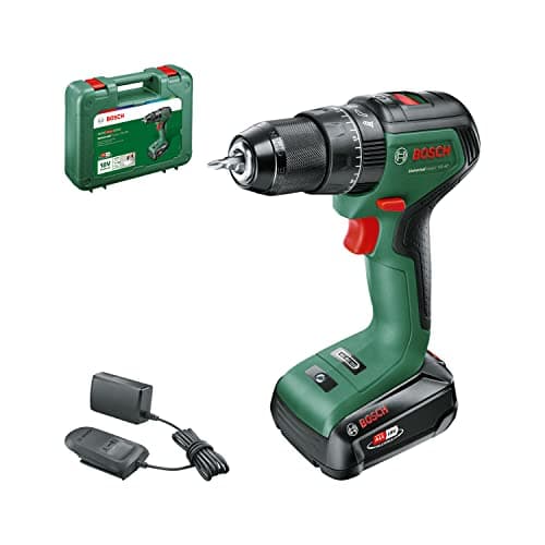 Image of Bosch Home and Garden Cordless Combi Drill UniversalImpact 18 (1 battery, 18 Volt System, in carrying case)