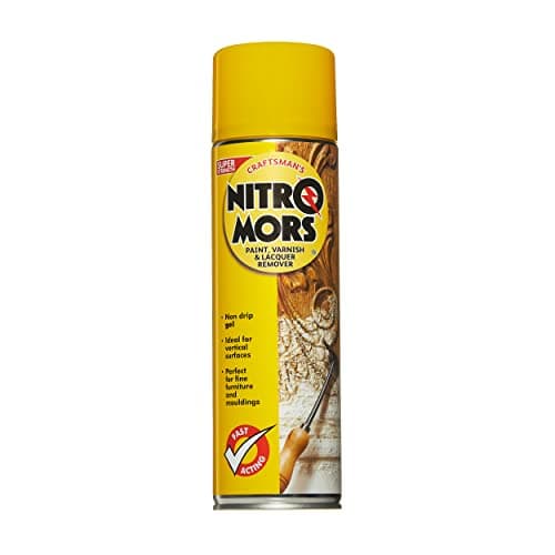 Image of Nitromors Craftsman Aerosol Paint Stripper, Varnish & Lacquer Remover, Perfect for Fine Carvings & Mouldings, 500 ml