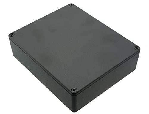 Image of Hammond Black Diecast Enclosure 145 x 121 x 39mm 1590XXBK Electronic Project Box