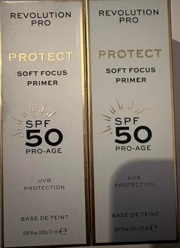 Image of Revolutions Pro Protect Soft Focus Primer, Correcting Face Primer or Blur Stick (PROTECT Soft Fucus Primer 27ml X2)