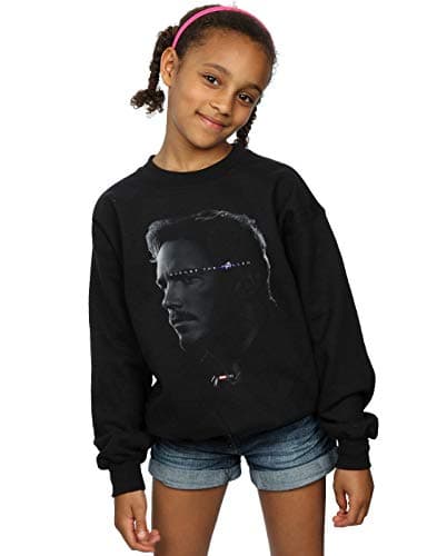Image of Marvel Girls Avengers Endgame Avenge The Fallen Star Lord Sweatshirt Black 7-8 Years