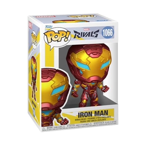 Image of Funko POP! Games: Marvel Rivals - Iron Man - Collectable Vinyl Figure - Gift Idea - Official Merchandise - Toys For Kids & Adults - Model Figure for Collectors and Display