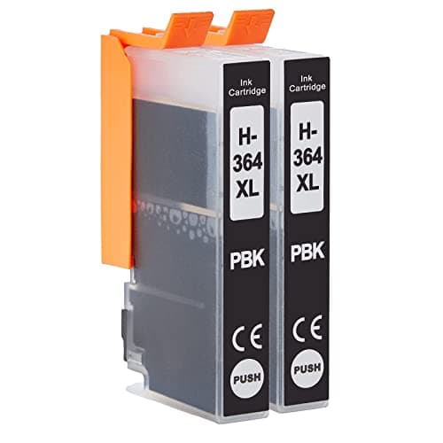Image of Go Inks 2 Compatible Photo Black HP 364 XL (HP364PBk) Printer Ink Cartridges Compatible/non-OEM for HP Photosmart Printers