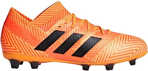 Image of adidas Kid's Nemeziz 18.1 FG Soccer Cleat, 4.0 D(M) US, Zest/Core Black/Solar Red