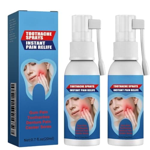 Image of 2pcs Toothache Relieving Spray,Herbal Oralcare Spray,Toothache Pain Relief,Dental Pain Relief Spray,Toothache Pain Relief for Adult,Instant Teeth Treatment Relief,Strong Pain Relief for Toothache