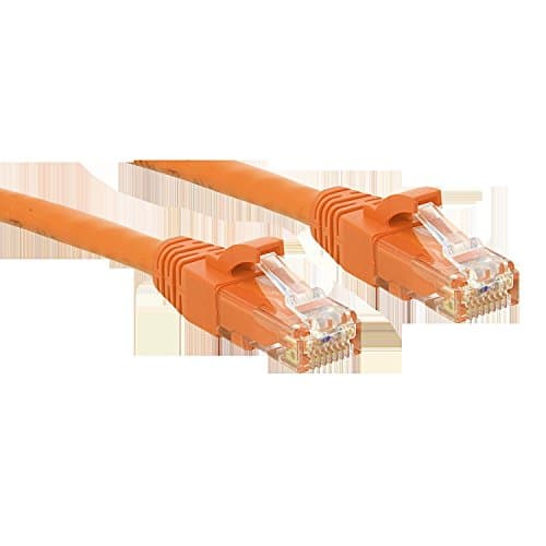 Image of LINDY 0.5m Cat.6 U/UTP Ethernet Cable, Orange