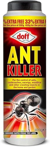 Image of Doff Ant & Crawling Insect Powder 400g – Indoor & Outdoor Treatment for Ants, Cockroaches, Woodlice & Earwigs – Home & Garden Use