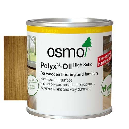 Image of Osmo Polyx®-Oil - Hard Wax Oil 3065, Clear Semi-Matt, 0.375L - Durable Wood Oil for Wooden Furniture, Water-Resistant Floor Wax, Wood Treatment & Wood Finish - Ideal for Oak,Pine, Spruce, Beech & More