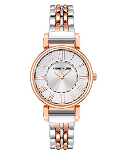 Image of Anne Klein Women's Bracelet Watch, Silver/Rose Gold