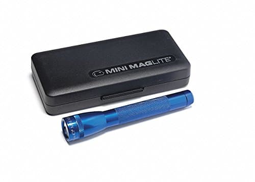 Image of MAGLITE Mini Maglite Light Bulb 2AA Flashlight Blue Presentation Box