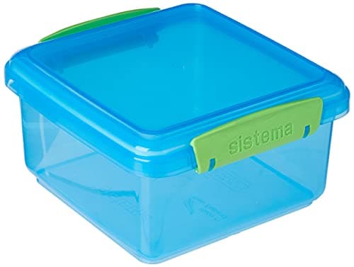 Image of Sistema Lunch Box, 1.2 L, Food Storage Container, BPA-Free, Assorted Colours, 1 Count