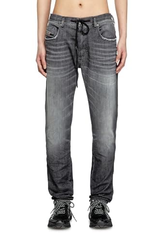 Image of Diesel 2062 D-Strukt JoggJeans® Slim Jeans, 02 Black/Dark Grey, 34