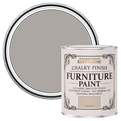 Image of Rust-Oleum 750ml Rustoleum Chalky Finish Furniture Paint Flat Matt Butterscotch, 0070023G1