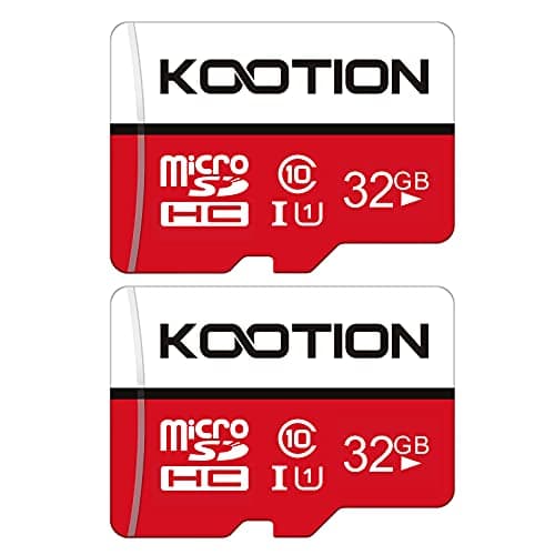 Image of KOOTION 2 Pack 32 GB Micro SD Card Class-10 Micro SDHC Memory UHS-I Card Ultra High Speed TF Card R Flash, C10, U1, 32 GB