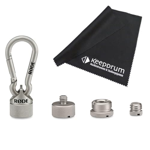 Image of Rode Thread Adaptor Universal Thread Adapter Set + Microfibre Cloth