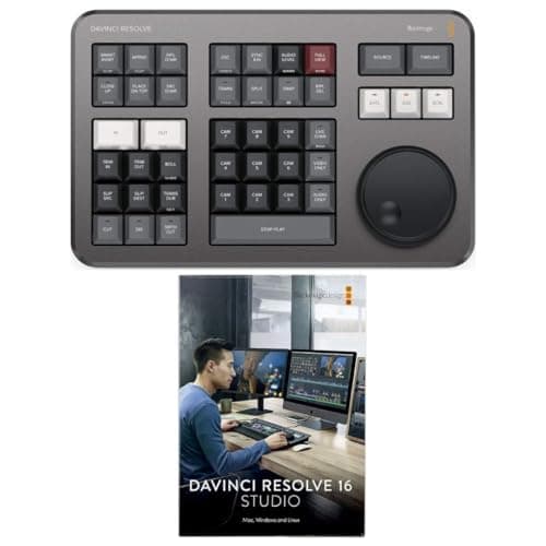 Image of Blackmagic Design - Davinci Resolve Speed Editor Pack with Davinci Resolve 17 Studio (Activation Card)